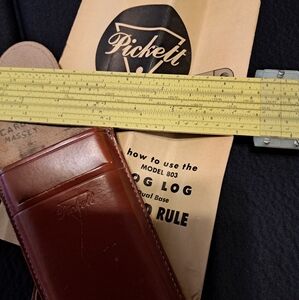 Pickett vintage  M14 model 803 log dual base speed rule. Made in the USA